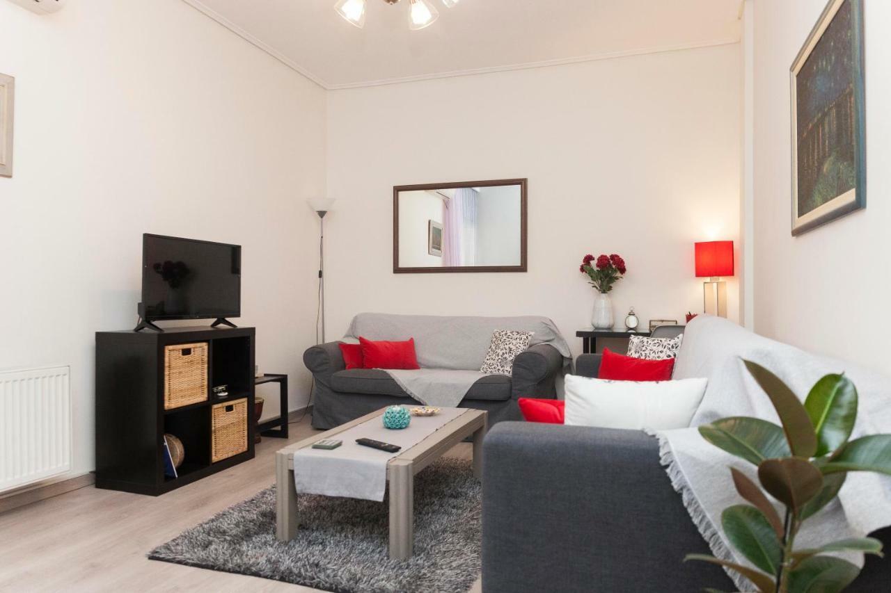 City Center Apartment Near Helexpo Tesalonika Bagian luar foto
