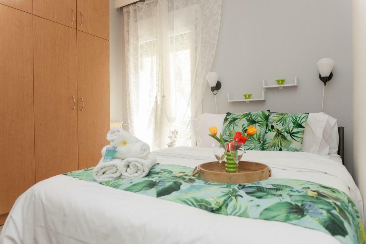 City Center Apartment Near Helexpo Tesalonika Bagian luar foto